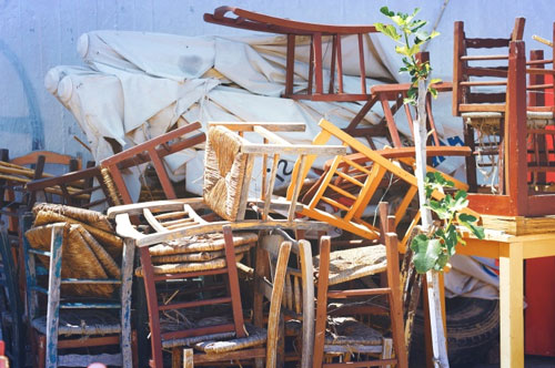 Old Broken Chairs