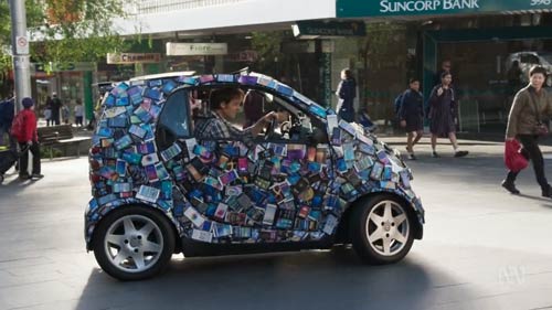 Old Mobile Phone Car